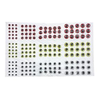 Imagem de Esquirla s de Pesca 3D 183 Peças de Isca de Pesca ótimo Acessório para Fazer Isca de Pesca, Amarração de Mosca, Iscas de Pesca, Vermelho Amarelo Prateado
