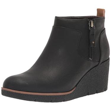 Imagem de Dr. Scholl's Shoes Bota feminina Bianca Ankle Boot, Preto liso, 10