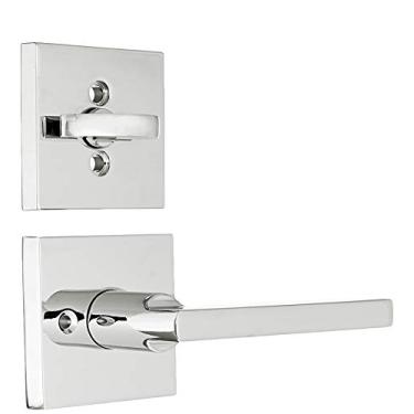 Imagem de Kwikset 968HFLSQT-26 Halifax Square Interior Manequim Acabamento Cromado Brilhante