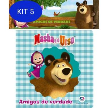 Imagem de Kit 5 Livro Masha E O Urso - Amigos De Verdade