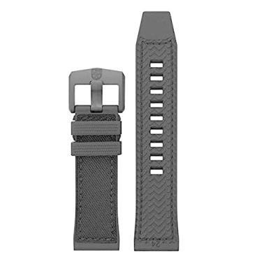 Imagem de Pulseira de relógio masculina Luminox 1000 ICE-SAR série preta de borracha com fivela de aço inoxidável