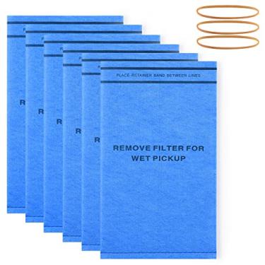 Imagem de Atjocxe 6 sacos de filtro úmidos e secos para loja de 2 - 2,5 galões Vac Vacuum Stinger Craftsman Husky