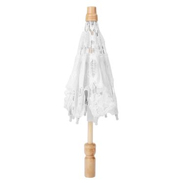 Imagem de Bordado de Renda, Vensans Feito à Mão Flor Fotografia Guarda-sol Guarda-sol Noiva Noiva(S-White)