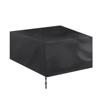Imagem de Portátil, tecido Oxford 420D impermeável para móveis de vime capas à prova d'água leves para cadeira de mesa de jardim para área externa (250 * 250 * 90)