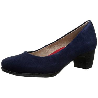 Imagem de Softwalk Sapato feminino imperial, Camurça azul-marinho, 8 Narrow