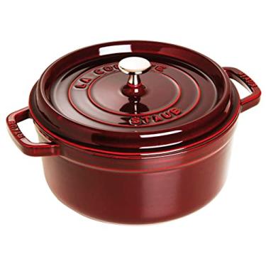 Imagem de St. Andrew Press STAUB 40509-357-0 Cocotte redondo 24 cm vermelho granadina