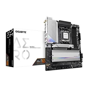 Imagem de GIGABYTE B650 AERO G (AM5/LGA 1718/AMD B650/ATX/ 5 anos de garantia/DDR5/PCIe 5.0 M.2/PCIe 5.0/USB 3.2 Gen2X2 Type-C/Wi-Fi 6E/Intel 2.5GbE LAN/Placa-mãe)