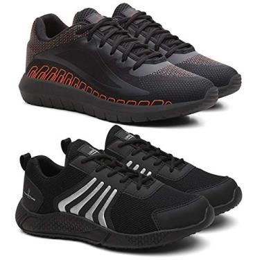 Imagem de Kit Tenis Masculino SPEED Urban + Tênis Running Academia - Preto/Preto - 42