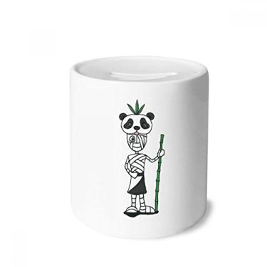 Imagem de DIYthinker Mamãe Egito Horus Chapéu Panda Caixa de Dinheiro Caixa de Cerâmica Porta-Moedas Presente