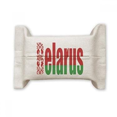 Imagem de Bolsa de linho de algodão com nome da bandeira de Belar