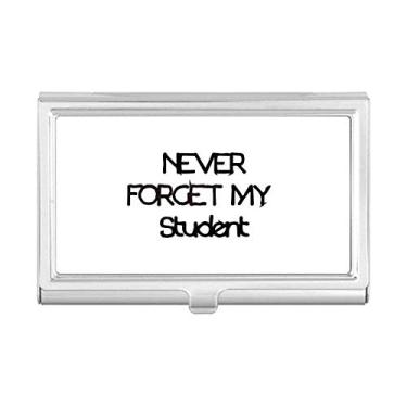 Imagem de Never Foget – Porta-cartões com citação My Student Teacher