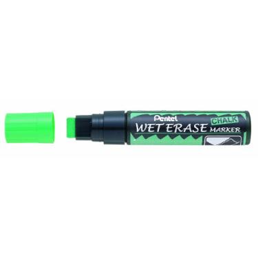 Imagem de Pentel Marcador de giz Wet Erase, verde jumbo (SMW56-D)