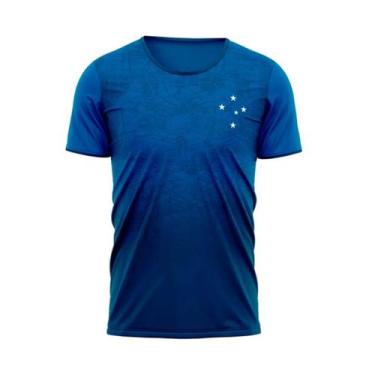 Imagem de Camiseta Do Cruzeiro Celeste Torcedor Varios Tamanhos - Braziline