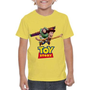 Imagem de Camiseta Camisa Blusa Infantil Toy Story Woody Buzz Andy Filme - Primu