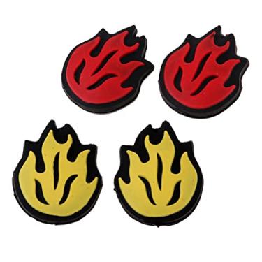 Imagem de Kesoto Conjunto de 4 peças de raquete de tênis silenciador de cordas amortecedor, amortecedores de vibração, raquete, jogadores esportivos, acessórios para presente