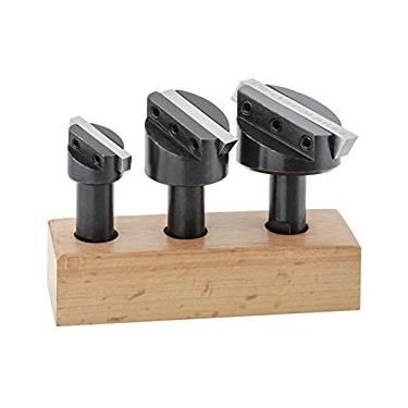 Imagem de Conjunto de 3 peças de ferramentas de corte de mosca com haste de 1,27 cm HSS Bit para moagem de arame