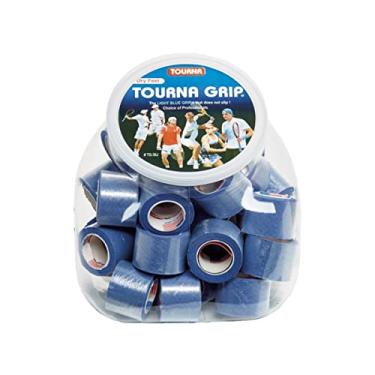Imagem de Pote de exibição Tourna Grip azul – Pacote com 36 – Raquete de badminton de tênis Overgrip