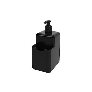 Imagem de Dispenser Single, 500ml, 8 x 10,5 x 18,2 cm, Preto, Coza