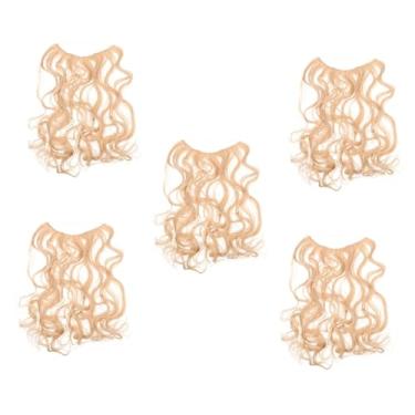 Imagem de Beaupretty 5 Unidades extensões de cabelo ondulado mulheres cabelos cacheados peruca extensão de cabelo cacheado extensões de cabelo longo europeu e americano Tecelagem de cabelo ampliar
