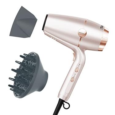Imagem de INFINITIPRO by CONAIR SmoothWrap Hair Dryer, 1875W Hair Dryer with Diffuser, Blow Dryer for Less Frizz, More Volume and Body, with Dual Ion Therapy and Ceramic Technology