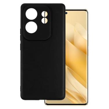 Imagem de MILEGOO Capa para celular Infinix Zero 30 4G X6731B ultrafina, capa de telefone de silicone macio com pudim de gel de 6,7 polegadas (preto)