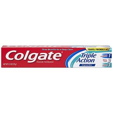 Imagem de Colgate Pasta de Dentes Tripla, Menta - 70 g (pacote com 6)