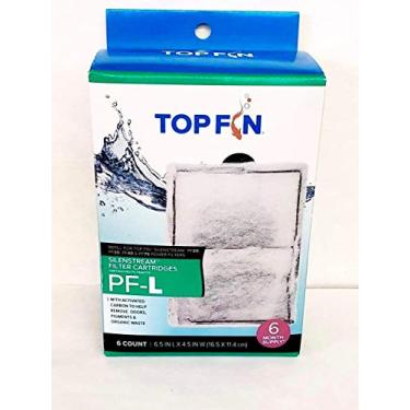 Imagem de Cartuchos de filtro de PF-L grandes Silenstream de quilha superior para filtros de alimentação PF30, PF40 e PF75 de 16,5 x 11,4 cm - (6 unidades)