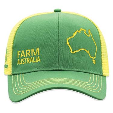 Imagem de Boné de caminhoneiro John Deere Farm Build Australia orgulho australiano, Farm Australia, One Size