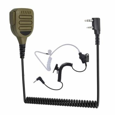 Imagem de WODASEN Microfone de alto-falante UV-5R UV-82 UV-82HP Walkie Talkie BF-888S BF-F8HP Microfone de mão à prova d'água IP65 para Baofeng UV5R AR-152 Archsell AR-5 Retevis RT17 RT19 RT21 RT22 RT27