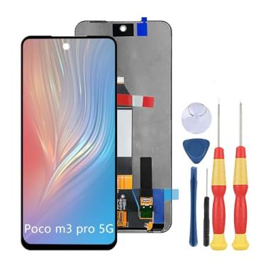 Imagem de SiuVorZhi Tela LCD compatível com Xiaomi Poco M3 Pro 5G M2103K19PG M2103K19PI Display LCD Touch Screen Assembly Peças de reposição com ferramentas.