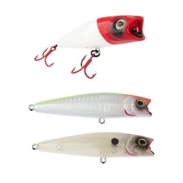 Imagem de Marine Sports, Kit 3 Iscas Artificiais Pesca Superfície Marine Sports Stick One 85 8,5cm 13g Cor:Kit 1