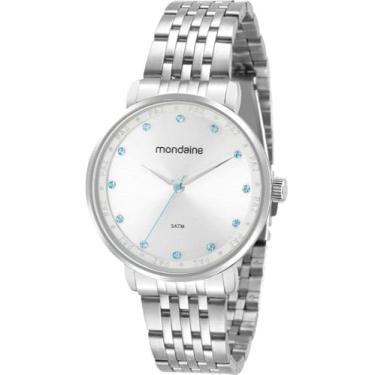 Imagem de Kit de Relógio Feminino Mondaine 32289L0MKNE1K1 Prata