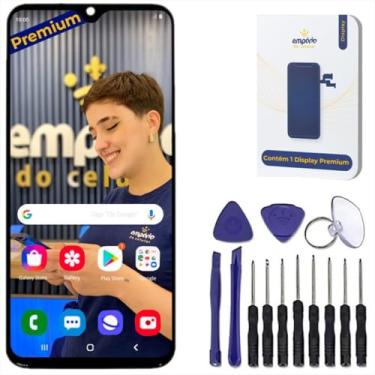 Imagem de Tela Frontal Display Compatível A30s A307 Empório Pro Preto