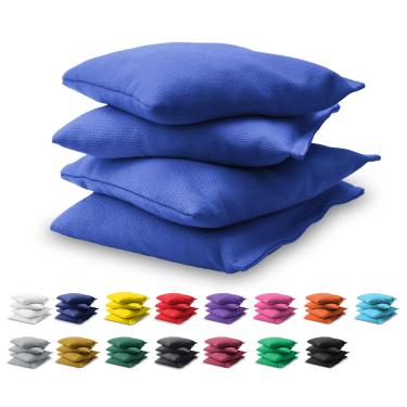 Imagem de GoSports Conjunto de 4 sacos de feijão Cornhole - Regulamento para todos os climas - Azul royal