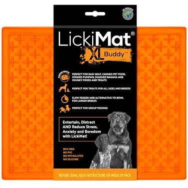 Imagem de LICKIMAT Tapete para Cães X Large Breed Buddy, Alimentador Lento, Reduz Ansiedade e Tédio, Alternativa para Brinquedos de Quebra-Cabeça e Tigelas de Alimentação Lenta