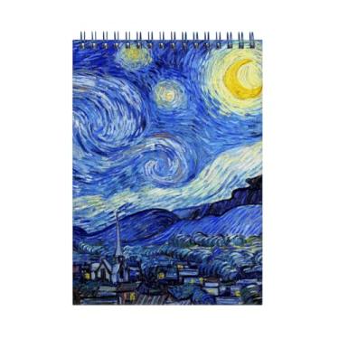Imagem de Sketchbook Bloco De Desenho Obras A Noite Estrelada A4 180g