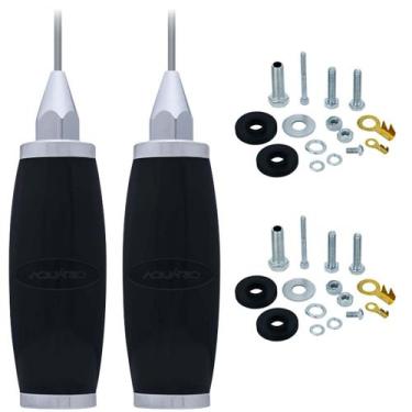 Imagem de 2 Antena Móvel PX Marinox 2,70 Metros Radio Amador B-2003p + 2 Kit Par