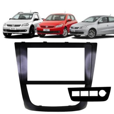 Imagem de Moldura Painel 9 Pol Gol Saveiro Voyage G5 2008-2012 MP5 DVD - Ecarfra