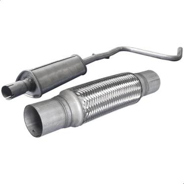 Imagem de Kit Escapamento Abafador + Flexível Palio 1.5 8v 1996 a 1998 - ScapJá