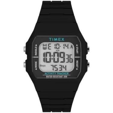 Imagem de Relógio Timex Digital Contador de Passos Preto TW5M55600-Unissex