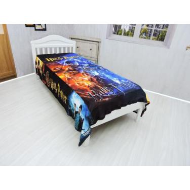 Imagem de Manta Cobertor Harry Potter Solteiro Ultra Soft Macia - Fantasia Bras,