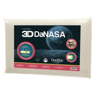 Imagem de Travesseiro Viscoelástico Macio Duoflex Nasa 3D Ortopédico - Suporte p