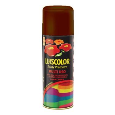 Imagem de Tinta Spray Lukscolor Multiuso Marrom Bril 350ml