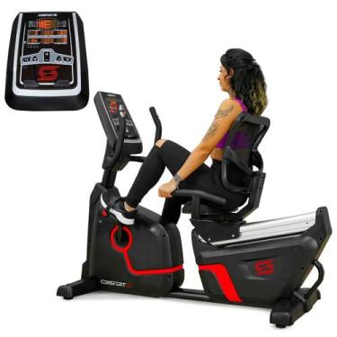 Imagem de Bicicleta Ergométrica Horizontal H-3000 Aparelho para Academia Conspor