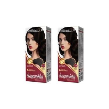 Imagem de Coloraçao Probelle Burguesinha 3.0 Castanho Escuro-Kit 2Un