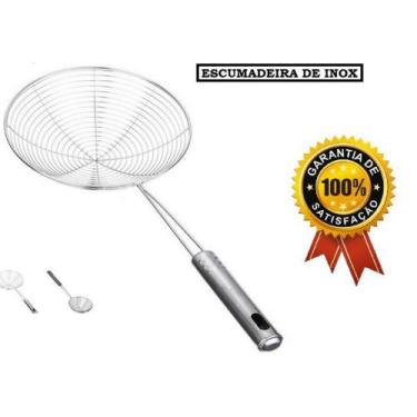 Imagem de Escumadeira em inox Pegador e Escorredor de Fritura - Fratelli