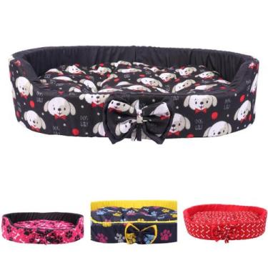 Imagem de Caminha Para Pet 70cm x 60cm Porte Grande Cama  Macio Estampas  Cachor