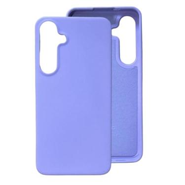 Imagem de Capinha Compatível Com Samsung Galaxy S24, S24 PLUS e S24 ULTRA Linha PREMIUM Colorida Preto, Branco, Vermelho, Azul, Verde, Rosa Transparente Slim Aveludada 3 Camadas (Lilás, S24 PLUS)