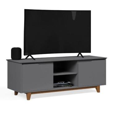 Imagem de Rack / Bancada FL Para TV Até 55'' Estilo Retrô Com Estrutura dos Pés 