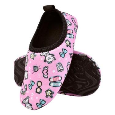 Imagem de Sapatinho Bebê Calce Fácil Infantil  Piscina/Praia, primeiros passos r